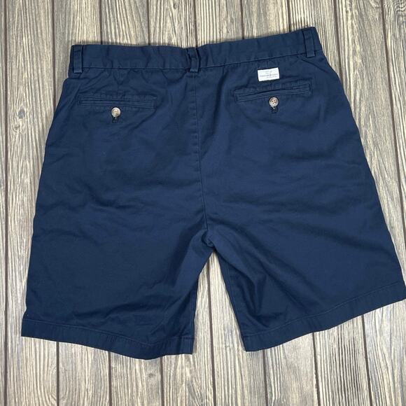 Vineyard Vines Breaker Short Men Navy Blue Chino Golf Preppy Sz 34 Casual Beach - Picture 2 of 5